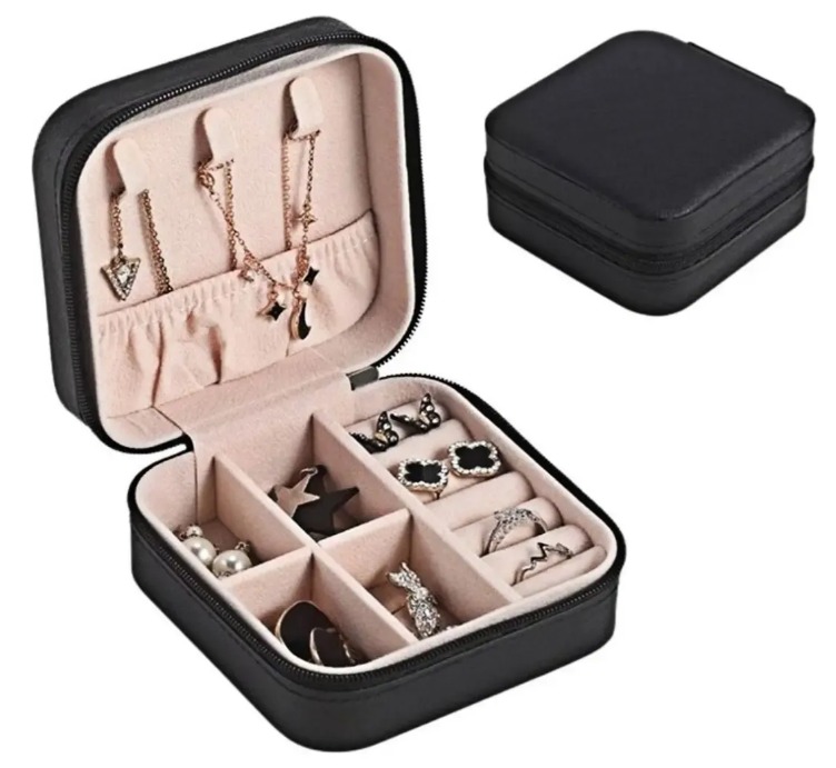 Mini porta jóias preto