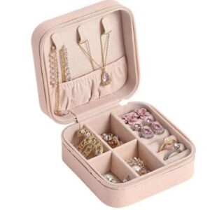 Mini porta jóias rosa